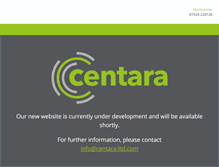 Tablet Screenshot of centara-ltd.com